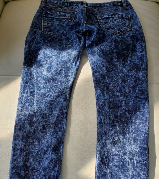 Snoopy blue faded skinny jeans - Picture 10 of 13